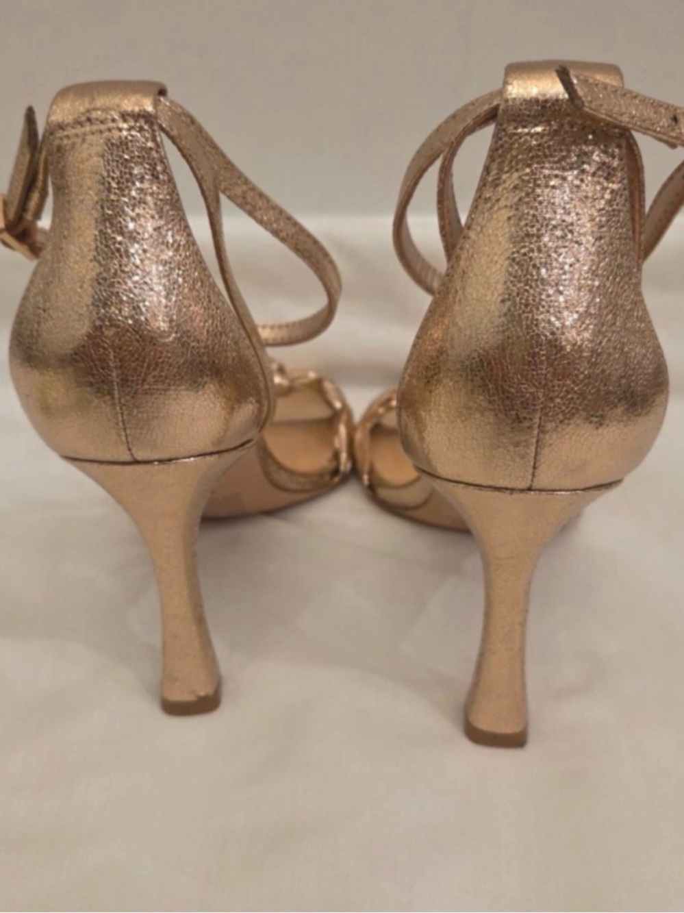 Gibson & Latimer Rose Gold Bow Heels Size 9.5 - Picture 4 of 8